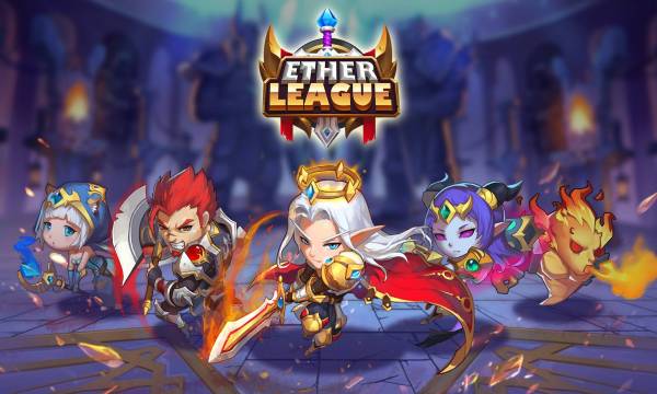 かわいらしいデザインのヒーローを用いてイーサを勝ち取るRPGゲーム「EtherLeague」がプレセールス中です。