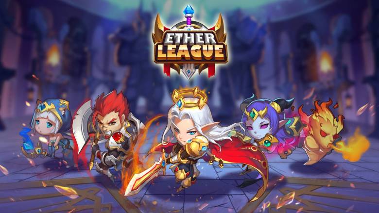 かわいらしいデザインのヒーローを用いてイーサを勝ち取るRPGゲーム「EtherLeague」がプレセールス中です。