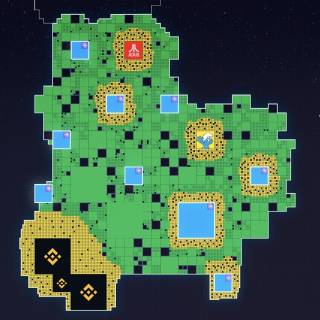 ブロックチェーンゲームをリードする『The Sandbox』が、 土地の先行販売とスマーフ(Smurfs)とのコラボレーションを発表!