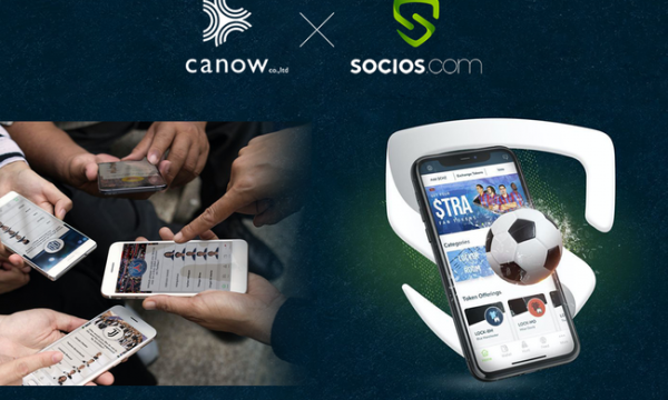 ファンエンゲージメントプラットフォーム Socios.comとcanow が業務提携を締結。日本初のパートナーとして、プロスポーツクラブ支援を共同で推進