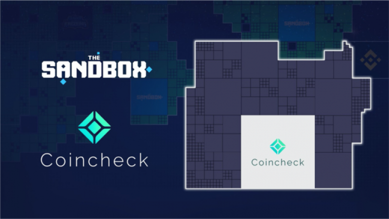 『The Sandbox』の仮想空間にコインチェックのLANDが誕生・コインチェックのNFTマーケットプレイスにてLANDの販売予定