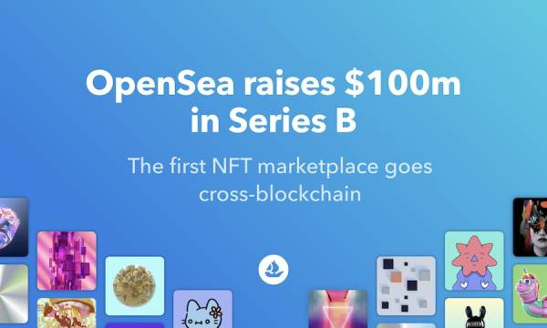NFTマーケットプレイスの「OpenSea」が約100億円の資金調達を発表