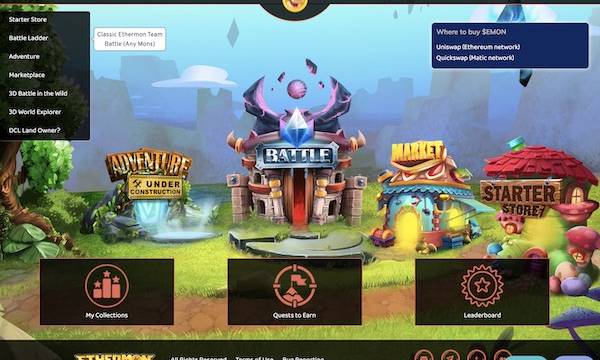 [For Beginners] How to start an Ethermon battle, and how to get the monsters.