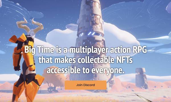 What is BigTime, an NFT-based action RPG?