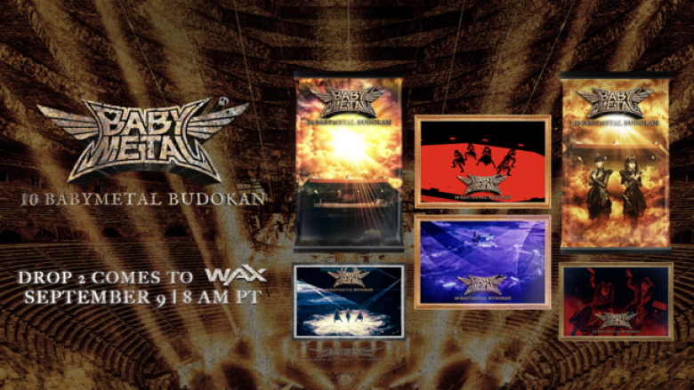 BABYMETAL、新たに限定NFTトレーディングカード「10 BABYMETAL BUDOKAN」発売決定