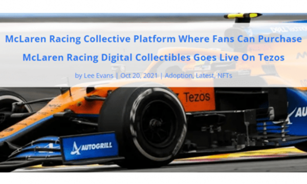 マクラーレン・レーシングが、NFTやデジタルコレクターズアイテムを購入できる新たなプラットフォーム「McLaren Racing Collective」の運用を開始