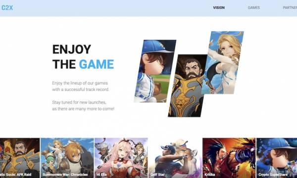 Com2uS NFT取引プラットフォーム「C2Xブロックチェーンプラットフォーム」のティザーサイトを公開