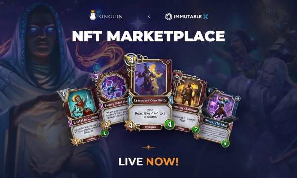 世界有数のビデオゲームマーケットプレイスKinguinが、Immutable Xとのパートナーシップを提携　NFTマーケットプレイスを開始