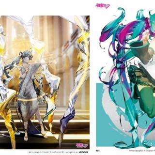 BIGHEAD、初音ミクと歩んだ10年間を記録した全アルバムを展示する美術展を開催 初音ミクの楽曲付きイラストNFTを公式ライセンス販売