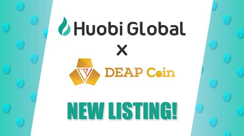 DEAが発行するGameFiユーティリティートークンの「DEAPcoin」が暗号資産取引所の「Huobi Global」に上場決定