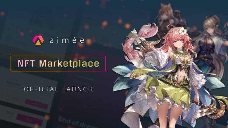 日本のアニメ・コミック・ゲーム文化に特化した NFT プロジェクト「PolkaFantasy」が NFTマーケットプレイスを【aimée】(アイミー)として本日リリース
