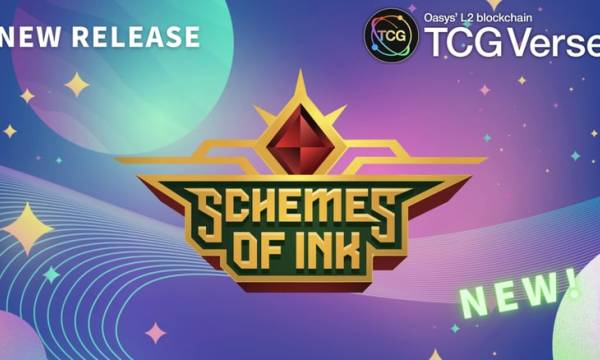 新作ブロックチェーンカードゲーム「Schemes of ink」が、OasysのL2チェーンTCG Verseを採択