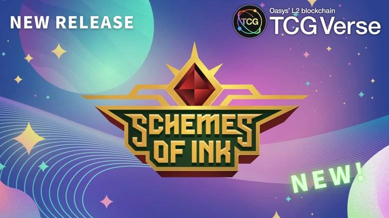 新作ブロックチェーンカードゲーム「Schemes of ink」が、OasysのL2チェーンTCG Verseを採択