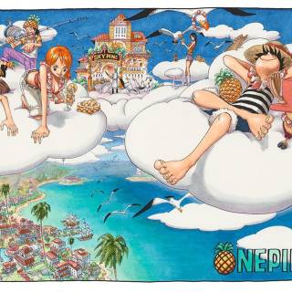 集英社マンガアートヘリテージ、尾田栄一郎「ONE PIECE / In the Sky Part 2」作品販売を開始