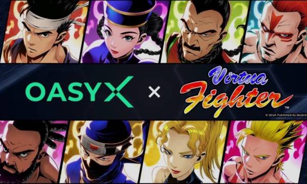 「OASYX」が「バーチャファイター」とコラボ決定