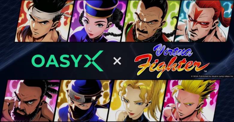 「OASYX」が「バーチャファイター」とコラボ決定