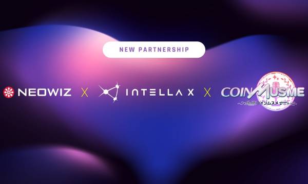 「Intella X」とブロックチェーンゲーム「コインムスメ」を開発する『Eureka Entertainment』がパートナーシップを発表