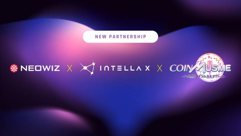 「Intella X」とブロックチェーンゲーム「コインムスメ」を開発する『Eureka Entertainment』がパートナーシップを発表