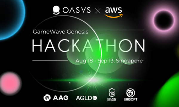 OasysとAWSがシンガポールで賞金付きブロックチェーンゲーム専用のハッカソンを開催