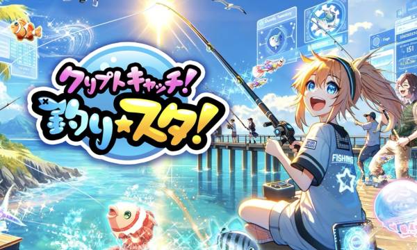 グリーグループ、ブロックチェーンゲーム市場に参入 - 『クリプトキャッチ!釣り★スタ』が配信開始