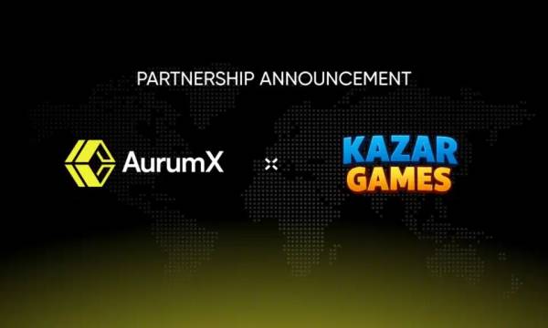 AurumXとKazar Games、2月28日にWeb3ゲーム金融インフラ構築でパートナーシップ 7ゲーム・10万ウォレット・1,200万取引の実績基盤