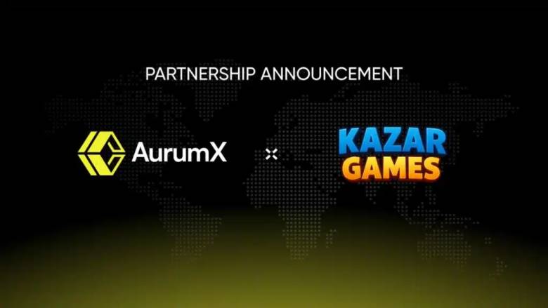 AurumXとKazar Games、2月28日にWeb3ゲーム金融インフラ構築でパートナーシップ 7ゲーム・10万ウォレット・1,200万取引の実績基盤