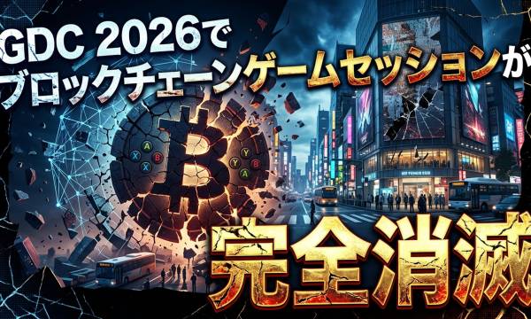 GDC 2026でブロックチェーンゲームセッションが完全消滅——NFT退潮・AI台頭を示す業界バロメーター