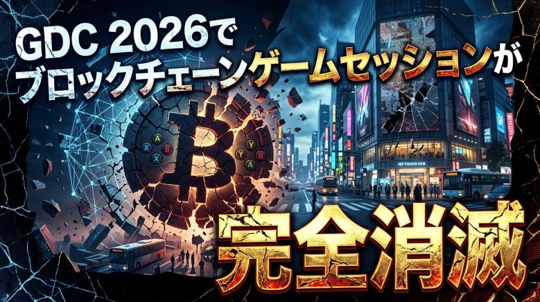 GDC 2026でブロックチェーンゲームセッションが完全消滅——NFT退潮・AI台頭を示す業界バロメーター