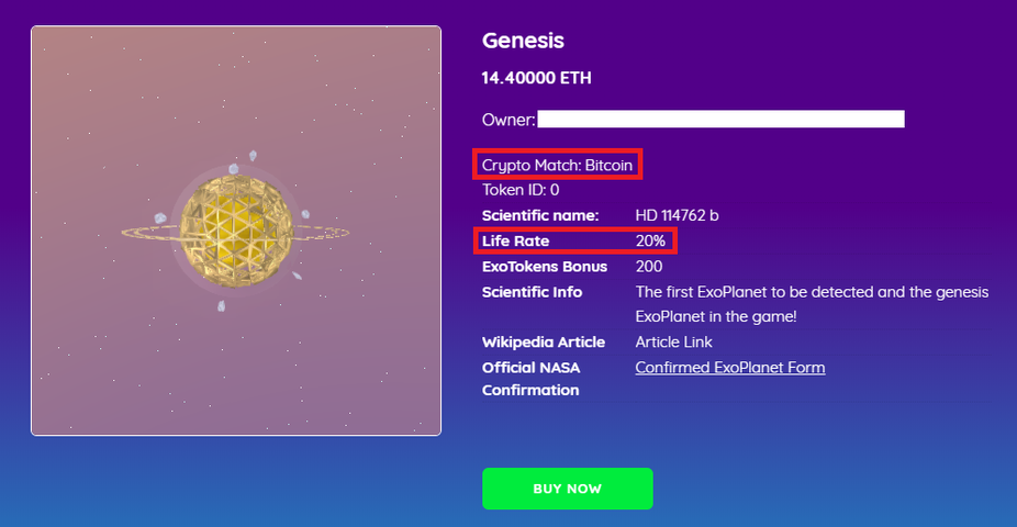 太陽系外惑星×仮想通貨のブロックチェーンゲーム ExoPlanetsとは？ @ExoPlanetsIO