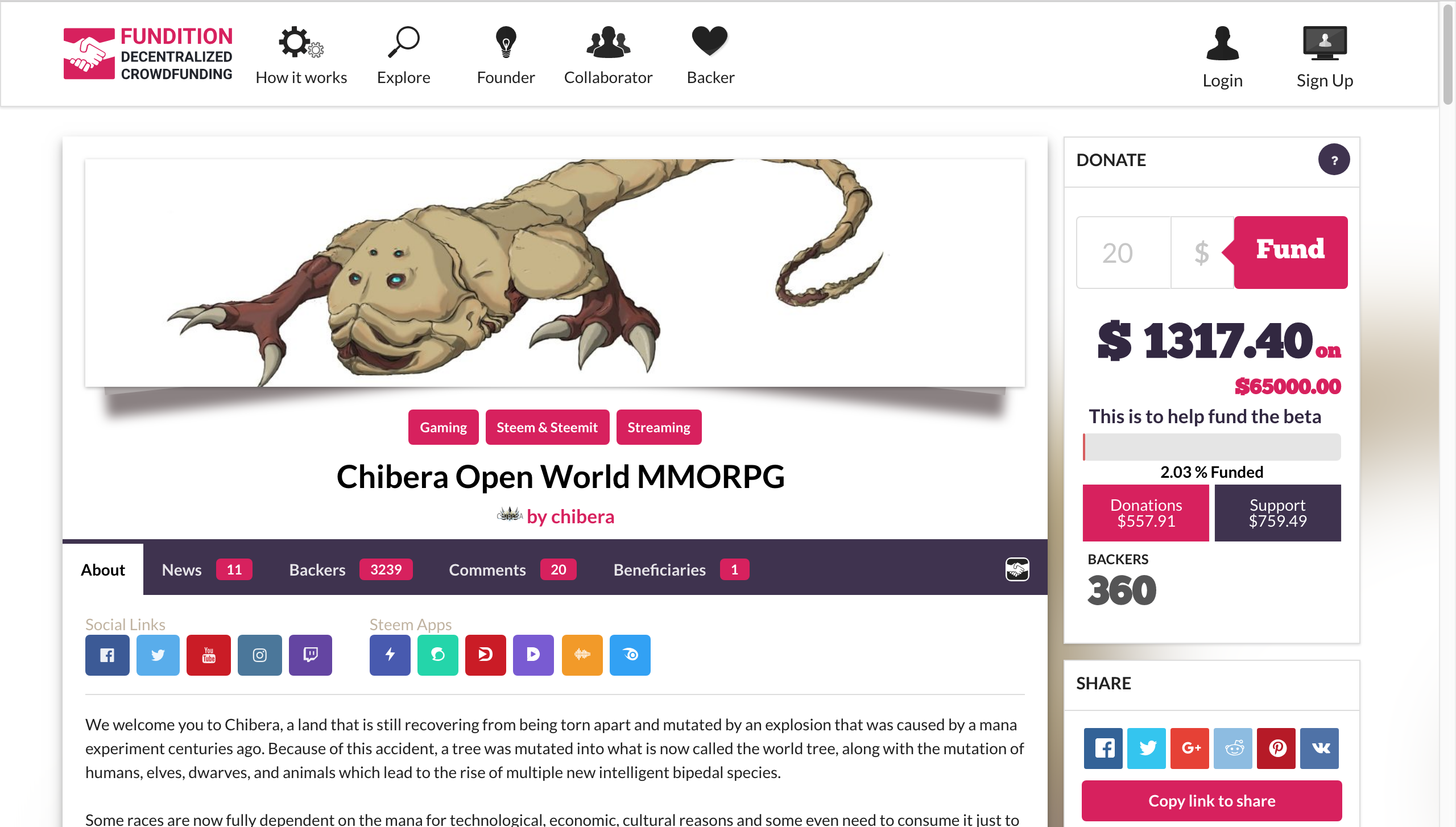 Steemのブロックチェーンゲーム CHIBERAとは