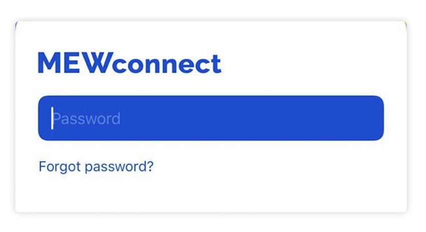 MyEtherWallet(マイイーサーウォレット)で自分のウォレットにアクセスする方法：MEWconnect
