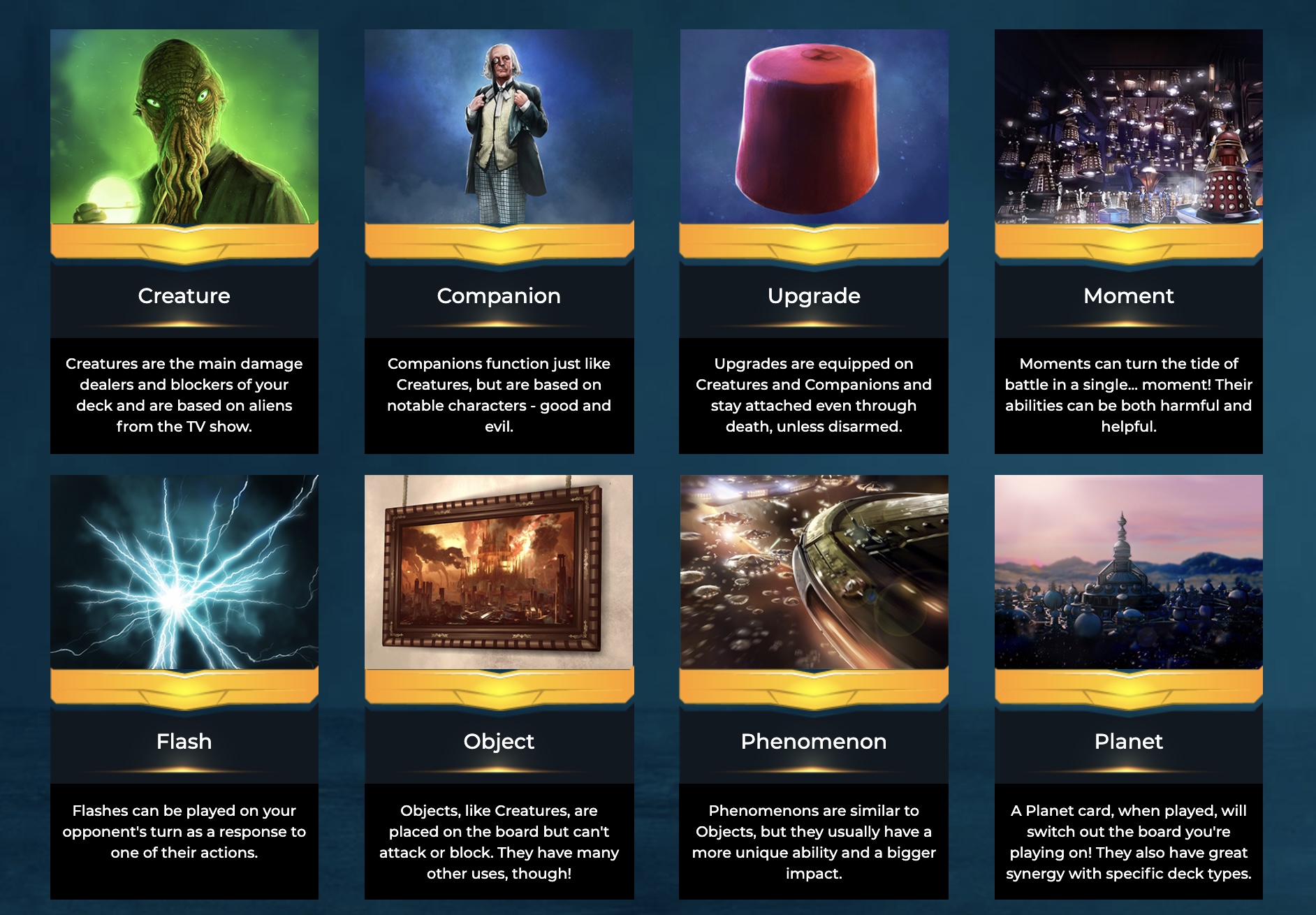 DoctorWhoWorldsApart｜ブロックチェーントレーディングカードゲームのゲーム概要まとめ