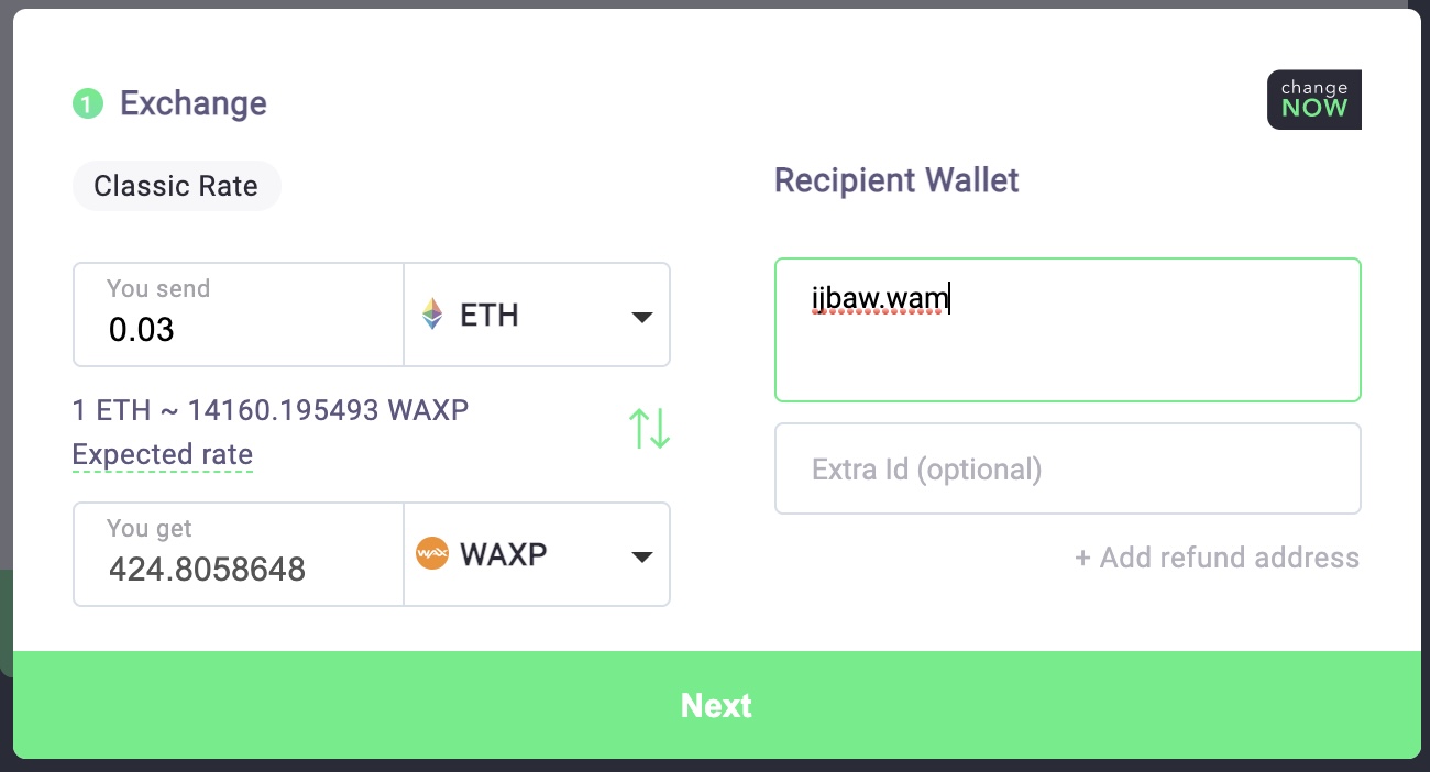 WAX Walletの使い方