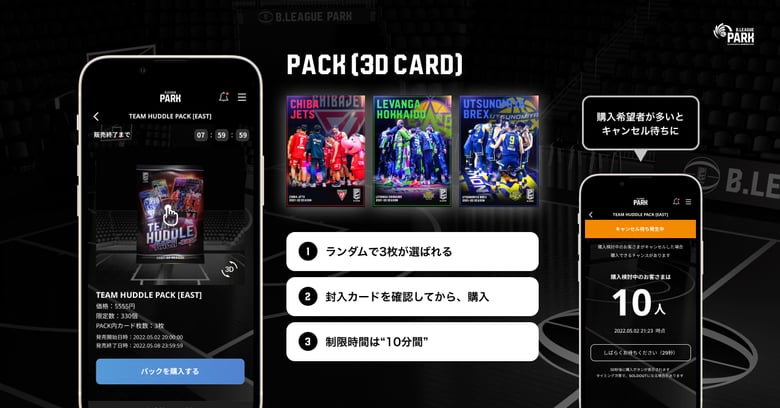 B.LEAGUE公式NFT「B.LEAGUE PARK」のサービス運営を開始