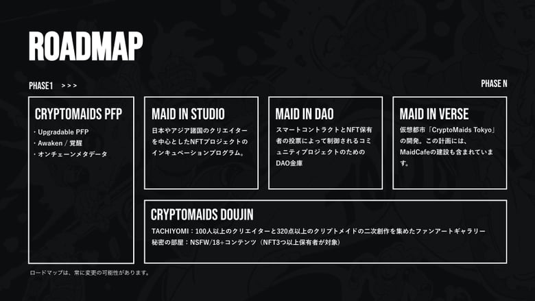手軽にNFTプロジェクトにゲームのユーティリティを付与できるゲーム「NFT Wars」が「CryptoMaids」とのコラボを発表