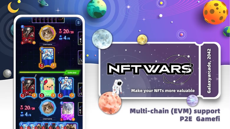 「NFT Wars」がゲーム特化専用ブロックチェーン「Oasys（オアシス）」のレイヤー2チェーン『MCH-Verse』、「TCG-Verse」に対応