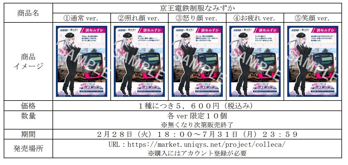 京王電鉄初の「鉄道 NFT」を発売 「駅メモ！」シリーズともコラボ