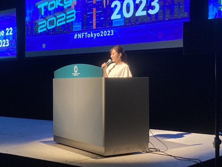 NFtokyo2023 オープニングトーク　藤本真衣氏