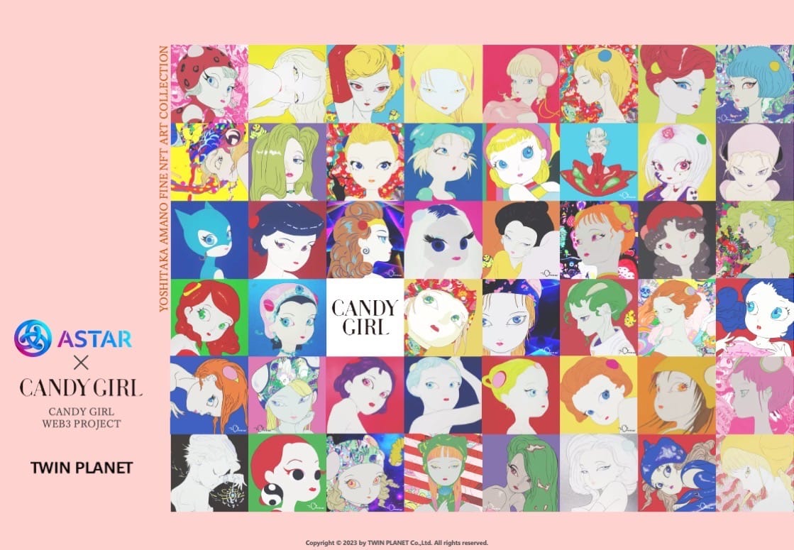 天野喜孝氏の「CANDY GIRL」、バーチャルK-POPアーティスト「APOKI」のMVに登場