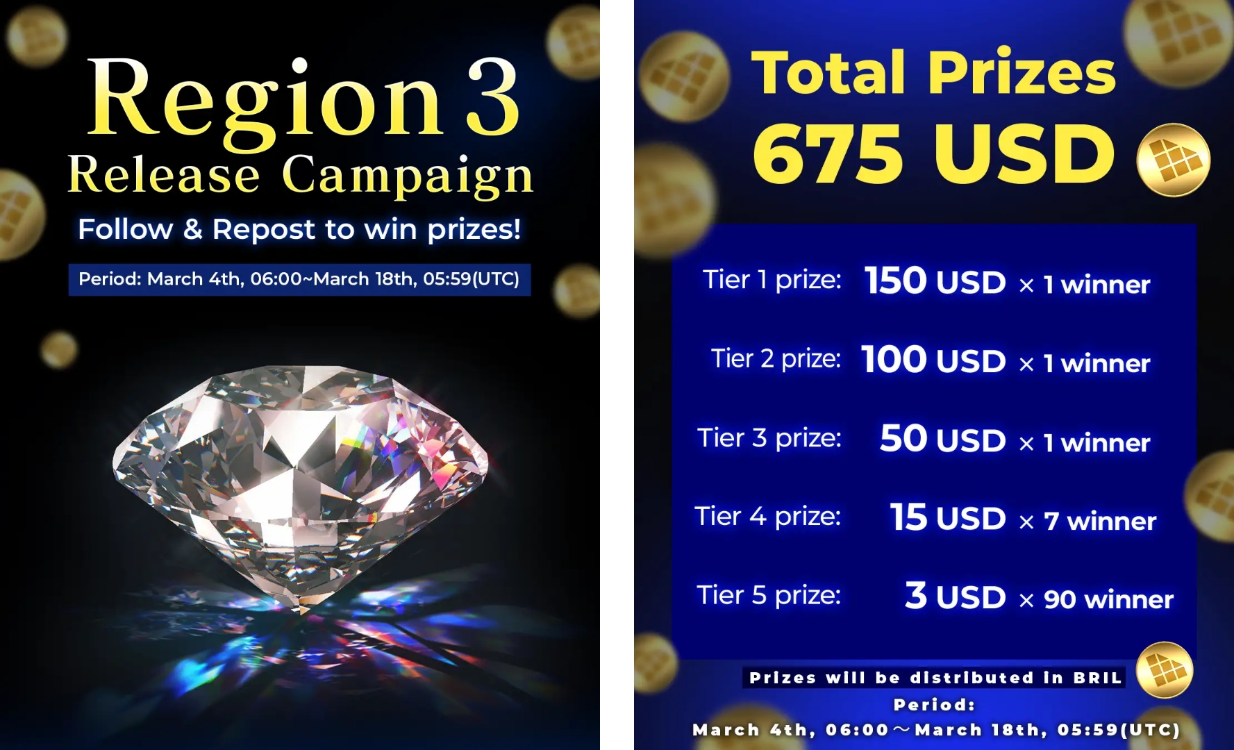 Brilliantcryptoがリージョン3「Northern Tanzania」をリリース　ログインボーナスやマイニングイベント開催